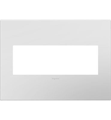 Legrand AWP3GPW4 Gang Wall Plate, White