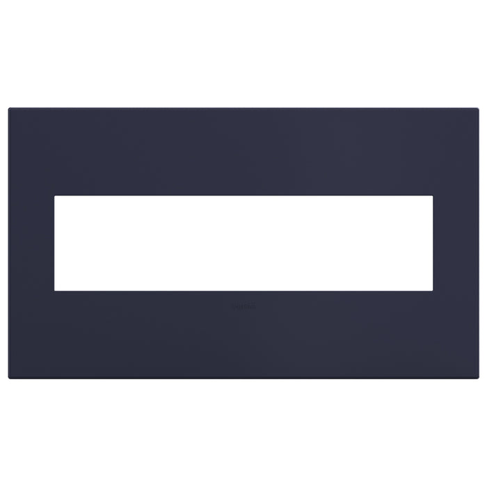 Legrand AWP4GBN4 Gang Wall Plate, Bleu Noir