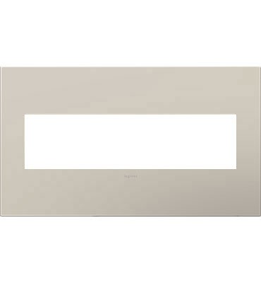 Legrand AWP4GGG4 Gang Wall Plate, Greige