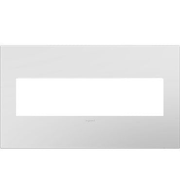 Legrand AWP4GPW4 Gang Wall Plate, White