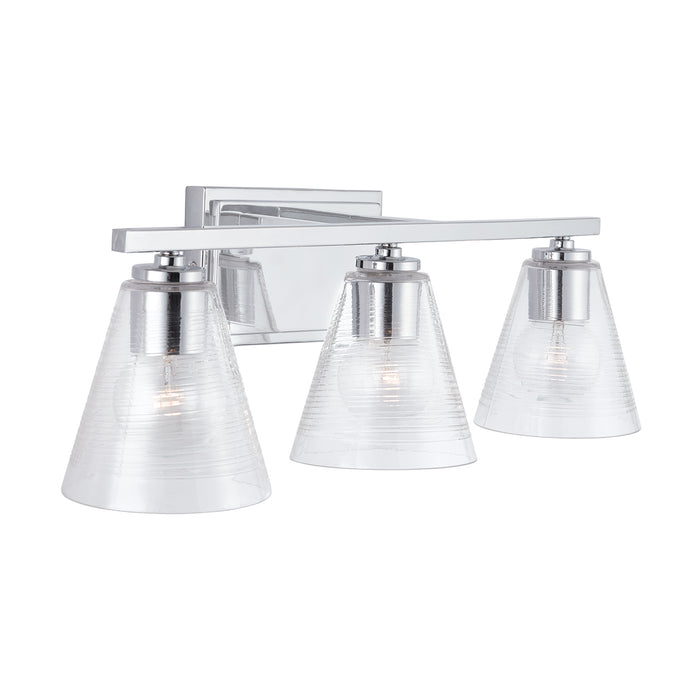 Capital Lighting 138333CH-493 Three Light Vanity, Chrome