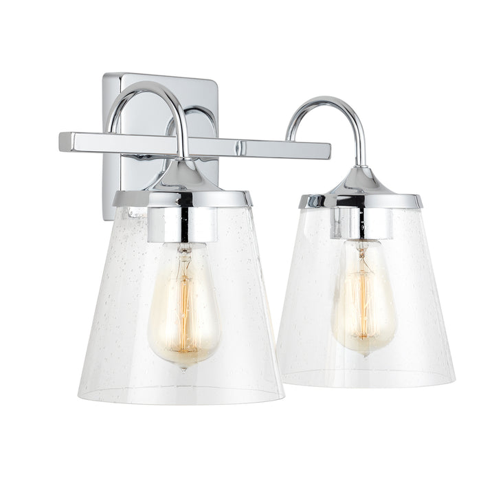 Capital Lighting 139122CH-496 Two Light Vanity, Chrome