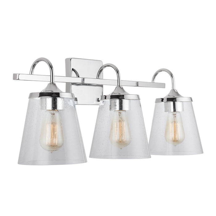 Capital Lighting 139132CH-496 Three Light Vanity, Chrome
