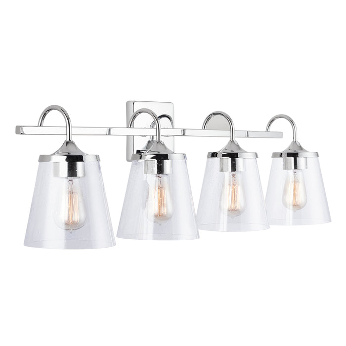 Capital Lighting 139142CH-496 Four Light Vanity, Chrome