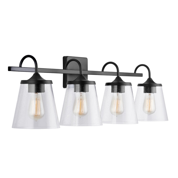 Capital Lighting 139142MB-496 Four Light Vanity, Matte Black