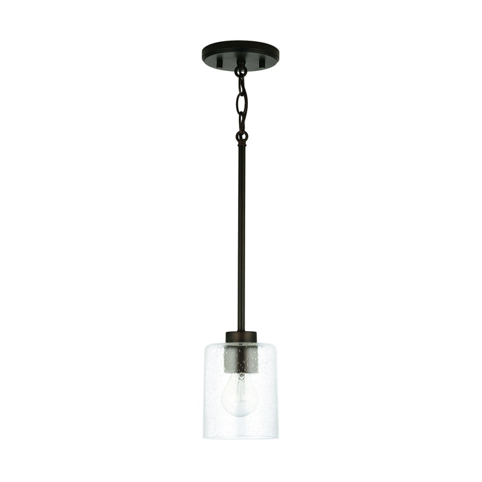 Capital Lighting 328511BZ-449 One Light Pendant, Bronze