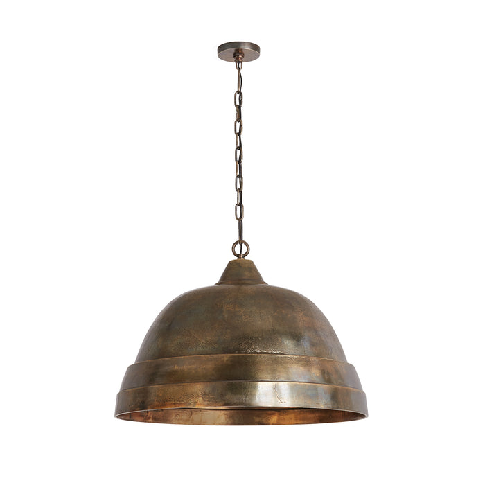 Capital Lighting 335313XB One Light Pendant, Oxidized Brass