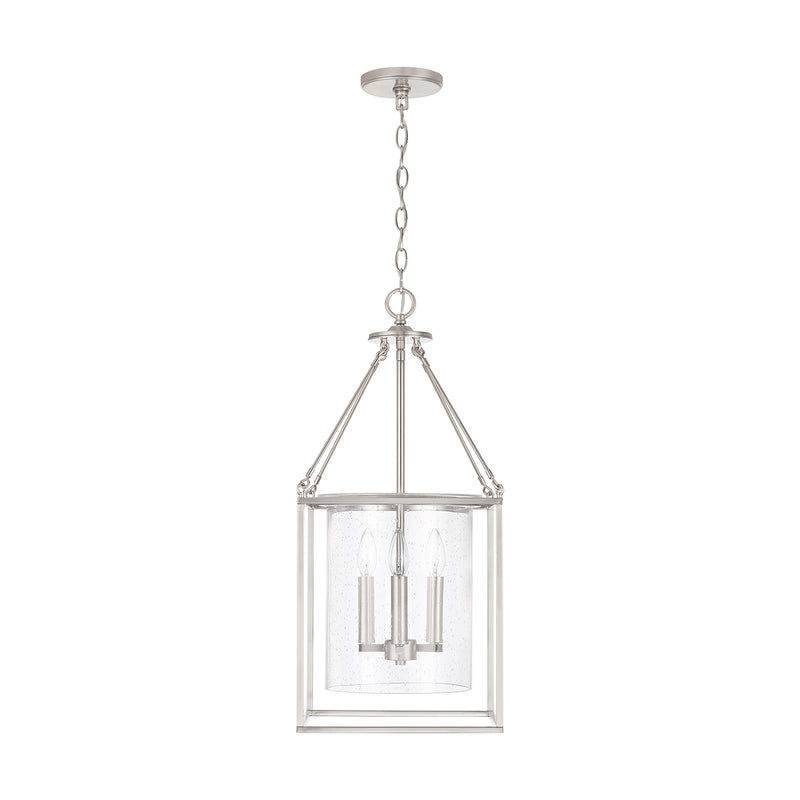 Capital Lighting 532843BN Four Light Pendant, Brushed Nickel