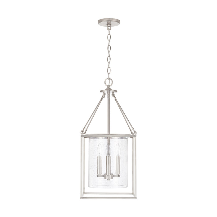 Capital Lighting 532843BN Four Light Pendant, Brushed Nickel