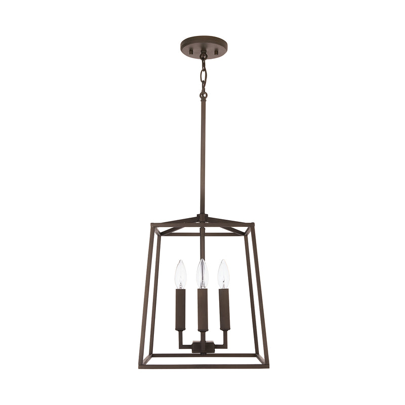 Capital Lighting 537641OR Four Light Foyer, Oil Rubbed Bronze