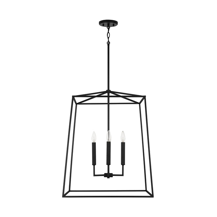 Capital Lighting 537643MB Four Light Foyer, Matte Black