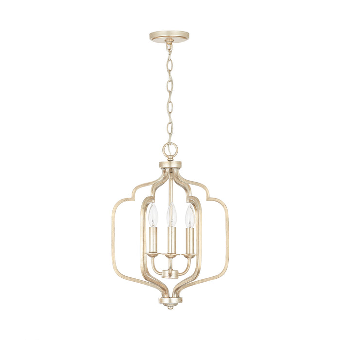 Capital Lighting 538731WG Three Light Foyer, Winter Gold