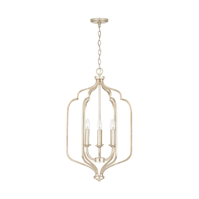 Capital Lighting 538761WG Six Light Foyer, Winter Gold