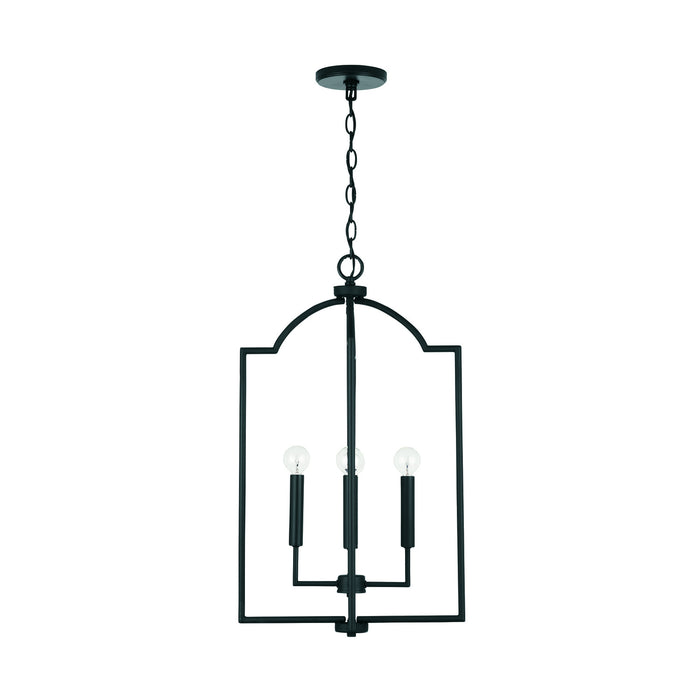 Capital Lighting 539341MB Four Light Foyer, Matte Black