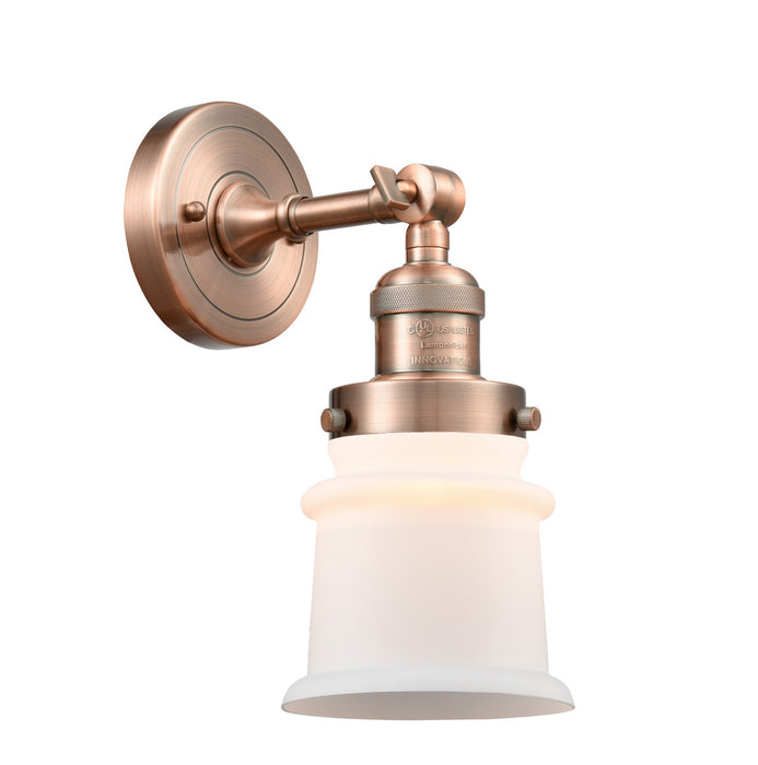 Innovations 203-AC-G181S-LED LED Wall Sconce, Antique Copper