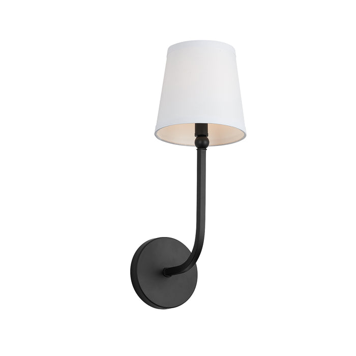 Capital Lighting 619311MB-674 One Light Wall Sconce, Matte Black