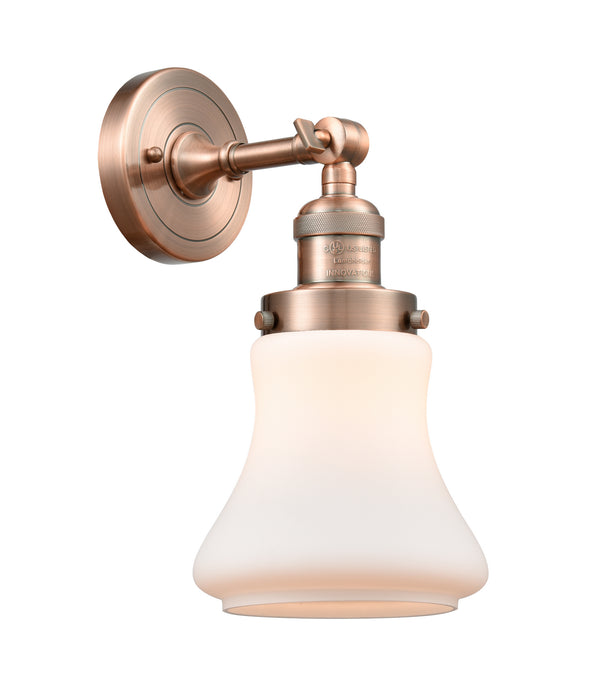 Innovations 203-AC-G191 One Light Wall Sconce, Antique Copper