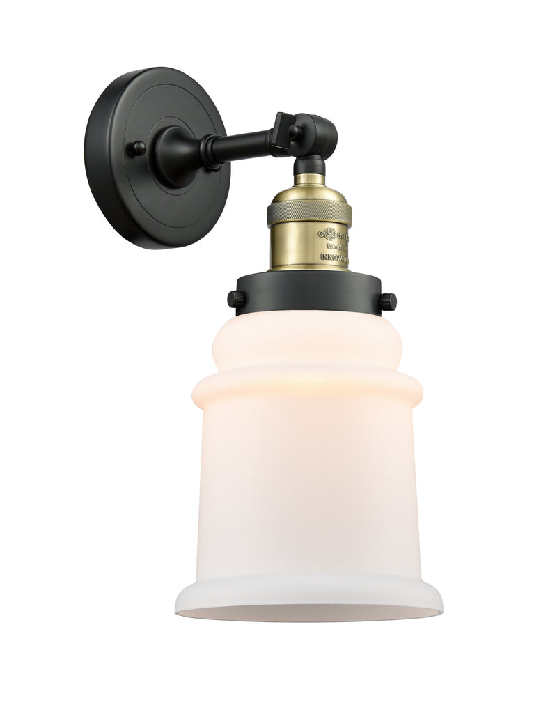 Innovations 203-BAB-G181 One Light Wall Sconce, Black Antique Brass