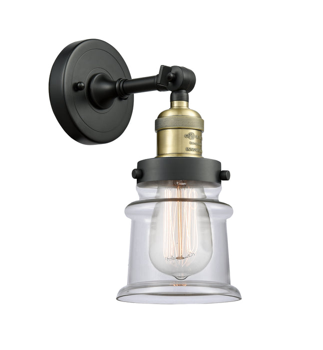 Innovations 203-BAB-G182S One Light Wall Sconce, Black Antique Brass