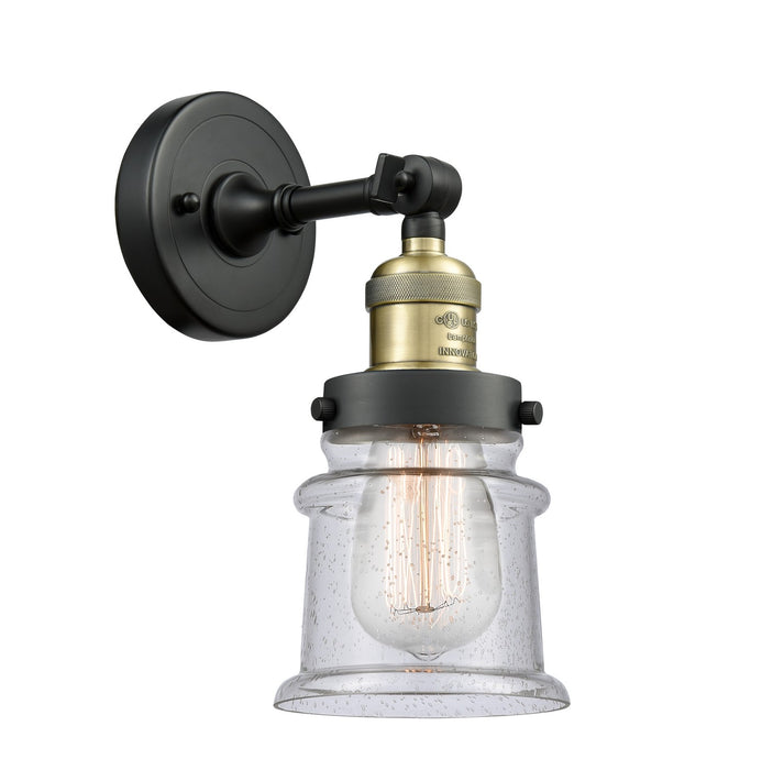 Innovations 203-BAB-G184S-LED LED Wall Sconce, Black Antique Brass