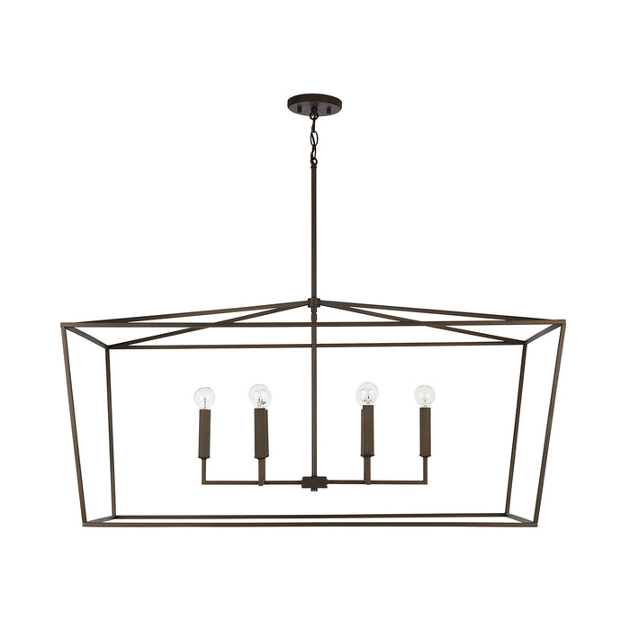 Capital Lighting 837661OR Six Light Island Pendant, Oil Rubbed Bronze
