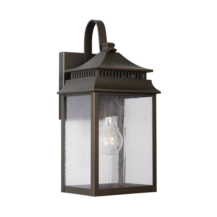 Capital Lighting 936911OZ One Light Outdoor Wall Lantern, Oiled Bronze