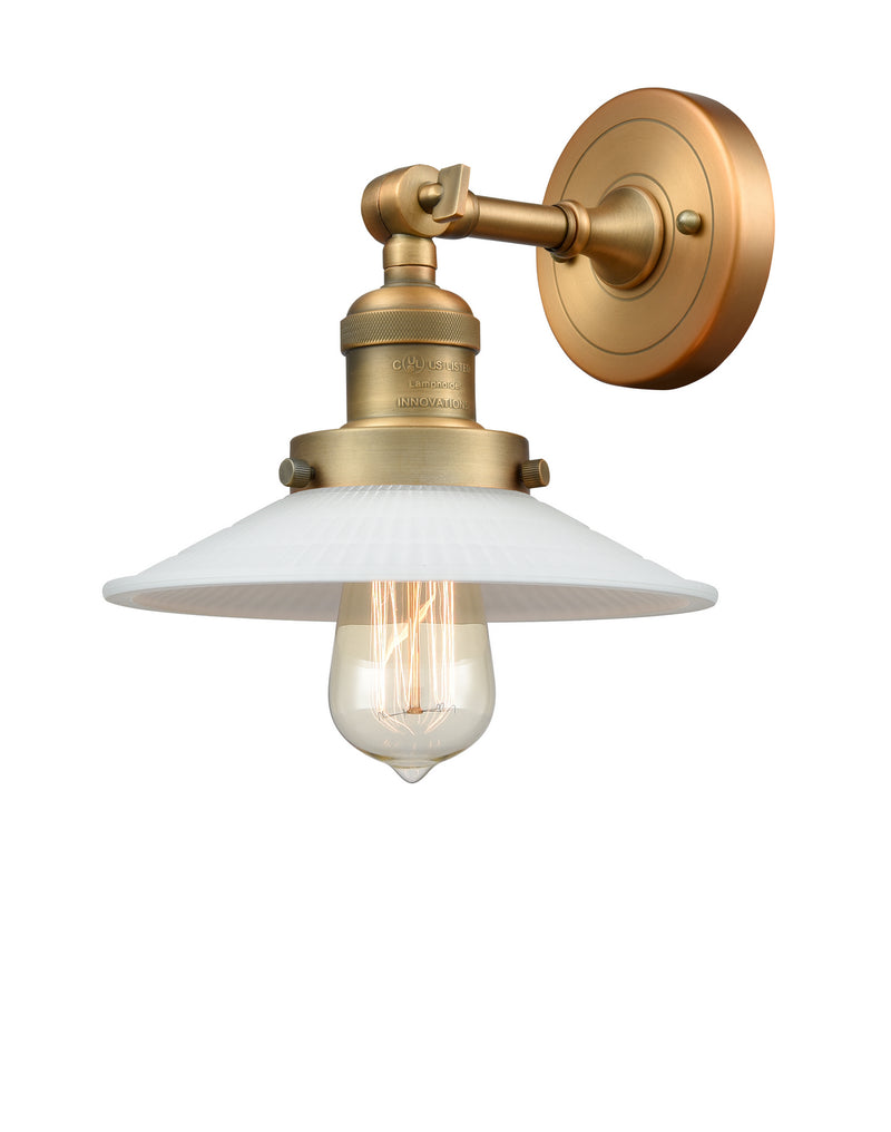 Innovations 203-BB-G1 One Light Wall Sconce, Brushed Brass