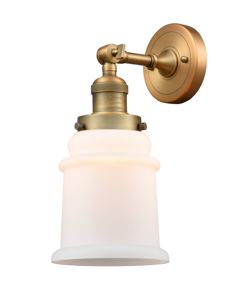 Innovations 203-BB-G181 One Light Wall Sconce, Brushed Brass