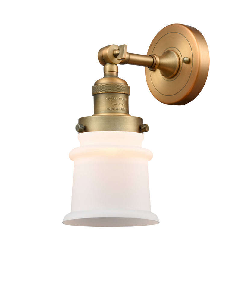 Innovations 203-BB-G181S One Light Wall Sconce, Brushed Brass