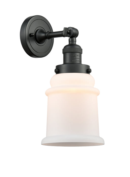 Innovations 203-BK-G181 One Light Wall Sconce, Matte Black