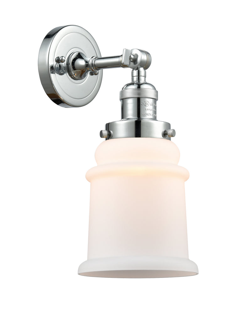 Innovations 203-PC-G181 One Light Wall Sconce, Polished Chrome