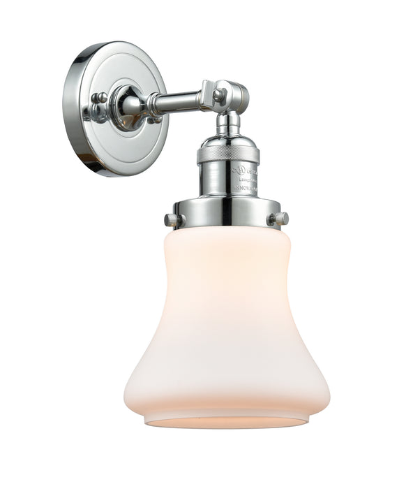 Innovations 203-PC-G191 One Light Wall Sconce, Polished Chrome