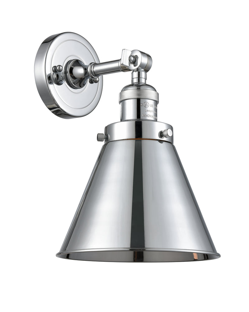 Innovations 203-PC-M13-PC One Light Wall Sconce, Polished Chrome