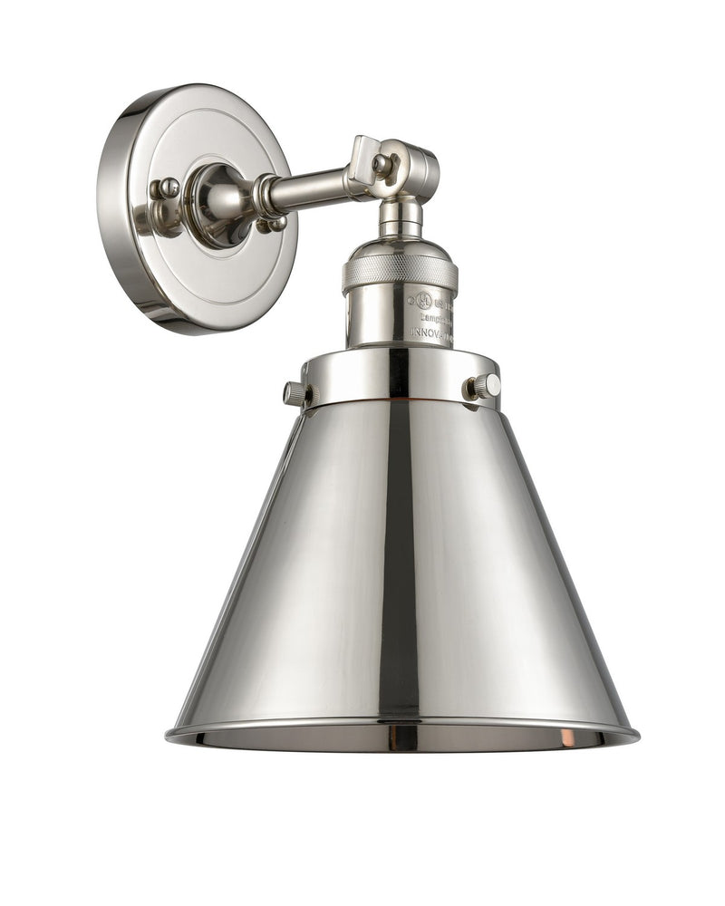 Innovations 203-PN-M13-PN-LED LED Wall Sconce, Polished Nickel