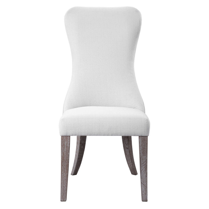 Uttermost 23540 Chair, White