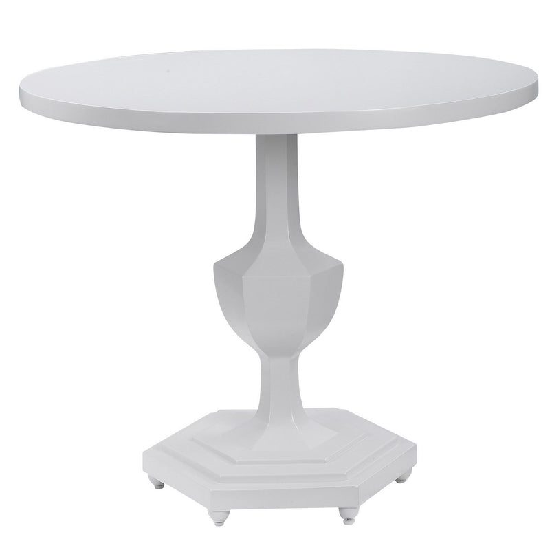 Uttermost 24945 Foyer Table, Gloss White