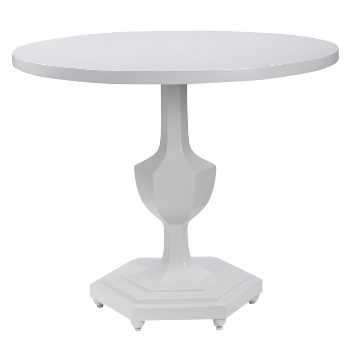 Uttermost 24945 Foyer Table, Gloss White