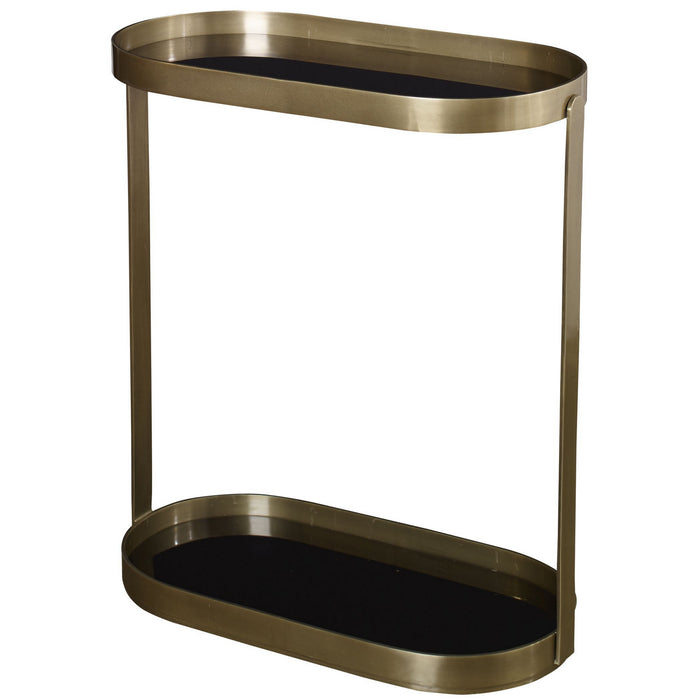 Uttermost 25081 Side Table, Antiqued Gold