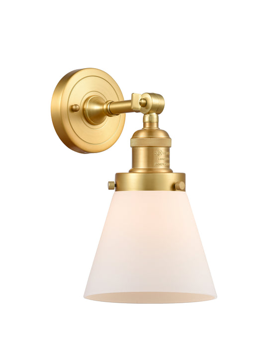 Innovations 203-SG-G61 One Light Wall Sconce, Satin Gold