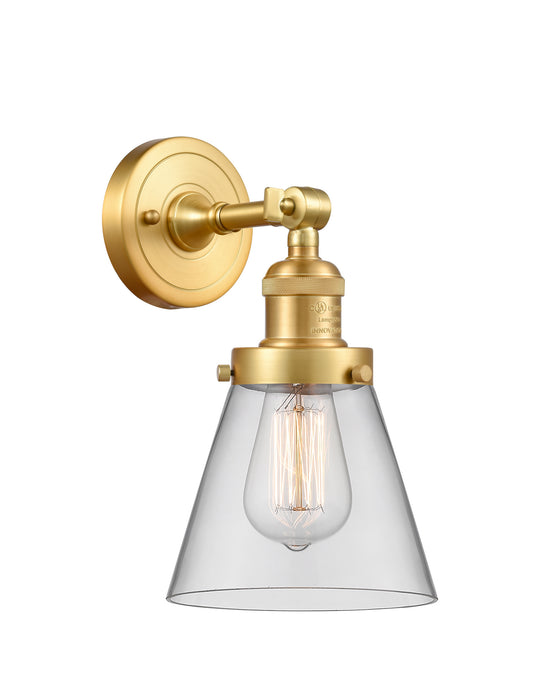 Innovations 203-SG-G62 One Light Wall Sconce, Satin Gold