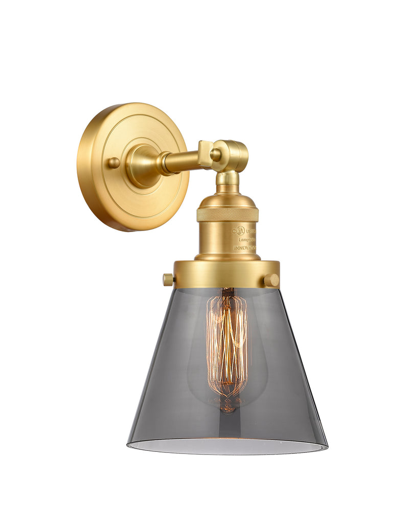 Innovations 203-SG-G63 One Light Wall Sconce, Satin Gold