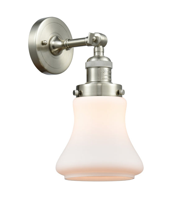Innovations 203-SN-G191-LED LED Wall Sconce, Brushed Satin Nickel
