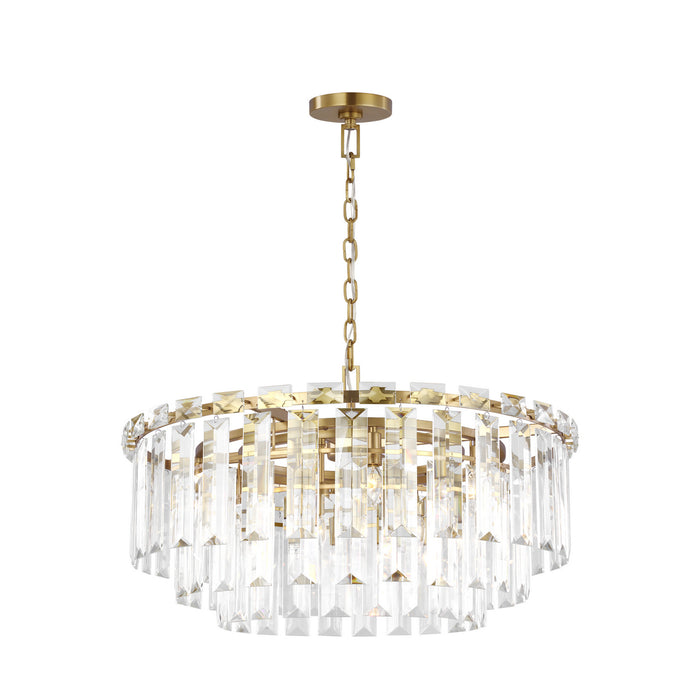 Visual Comfort Studio CC12716BBS 16 Light Chandelier, Burnished Brass