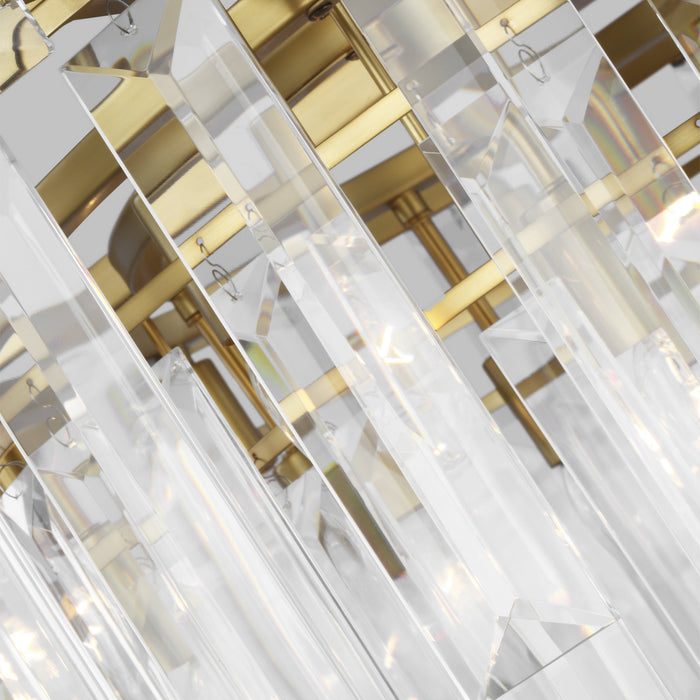 Visual Comfort Studio CC12716BBS 16 Light Chandelier, Burnished Brass