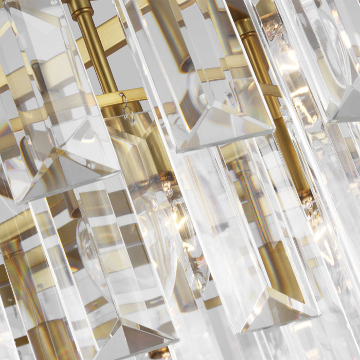 Visual Comfort Studio CC12716BBS 16 Light Chandelier, Burnished Brass
