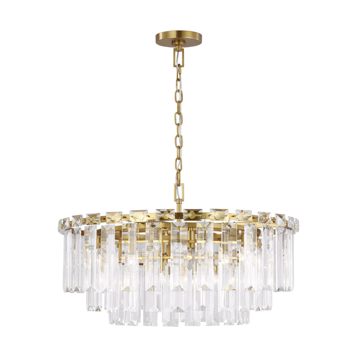 Visual Comfort Studio CC12716BBS 16 Light Chandelier, Burnished Brass