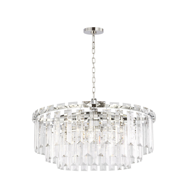 Visual Comfort Studio CC12716PN 16 Light Chandelier, Polished Nickel