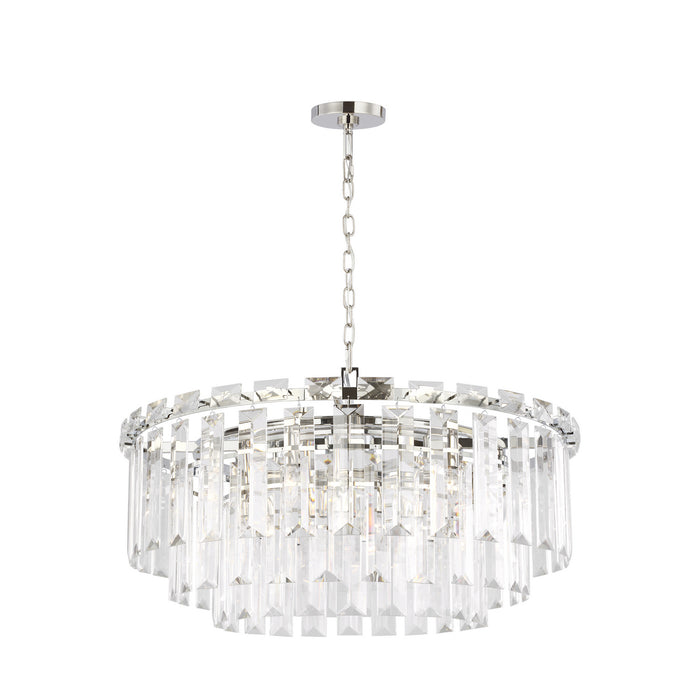 Visual Comfort Studio CC12716PN 16 Light Chandelier, Polished Nickel
