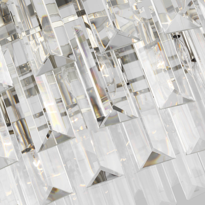 Visual Comfort Studio CC12716PN 16 Light Chandelier, Polished Nickel