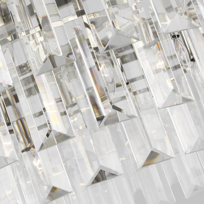 Visual Comfort Studio CC12716PN 16 Light Chandelier, Polished Nickel